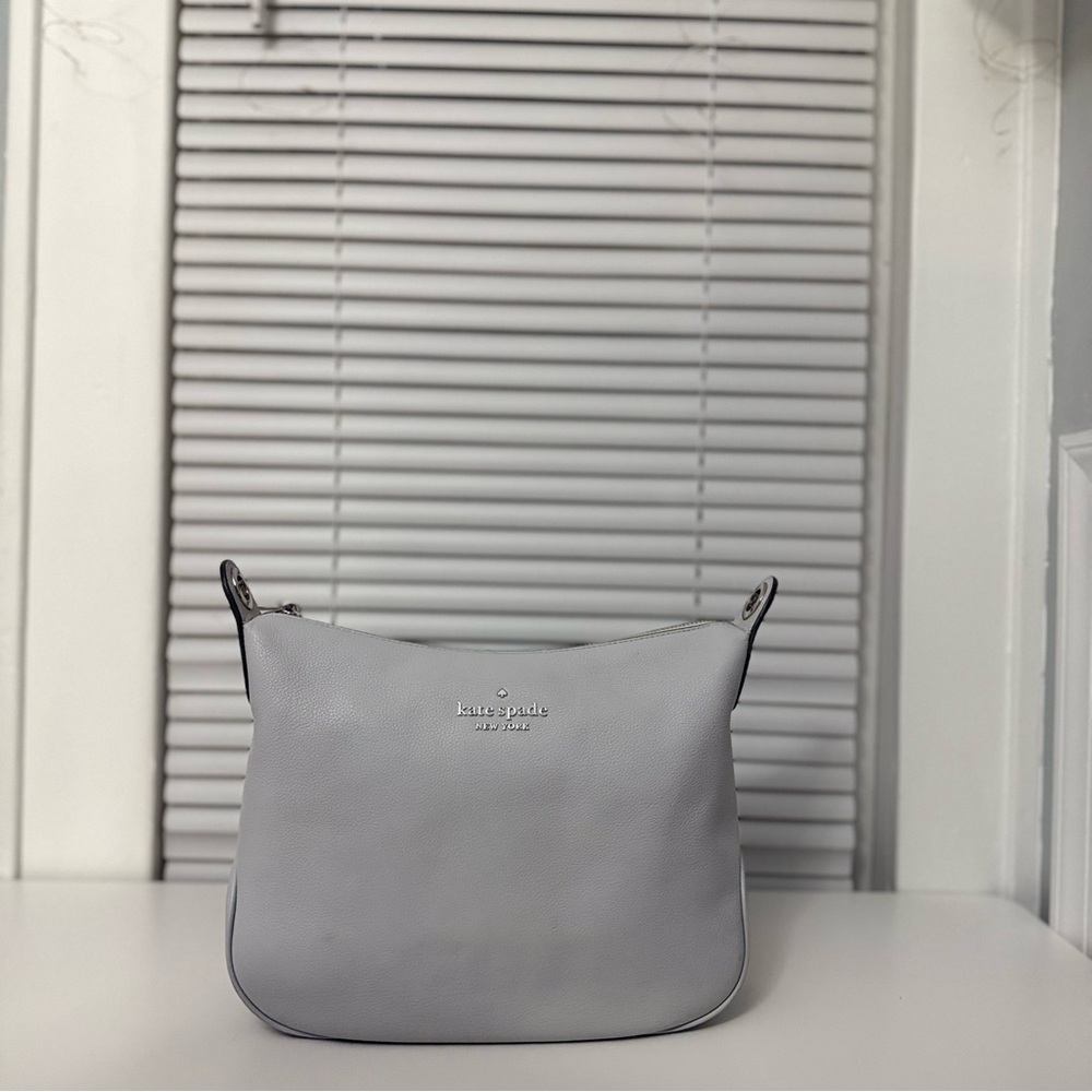 Kate Spade Baby Blue Soft Leather Shoulder/Crossbody Bag